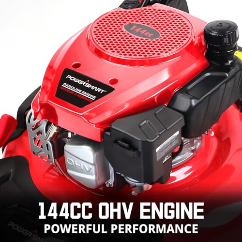 PowerSmart Gas Lawn Mower 21in. 144cc 2-in-1