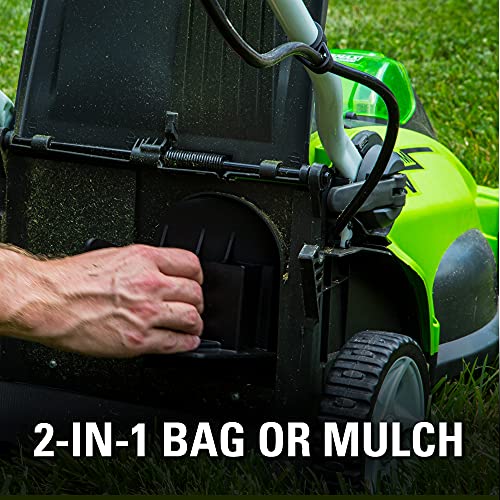 Greenworks 40V 16" Cordless Push Lawn Mower Package