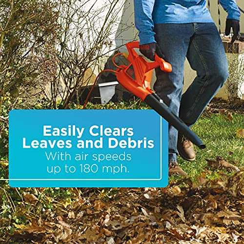 BLACK+DECKER 7-Amp Electric Leaf Blower (LB700)