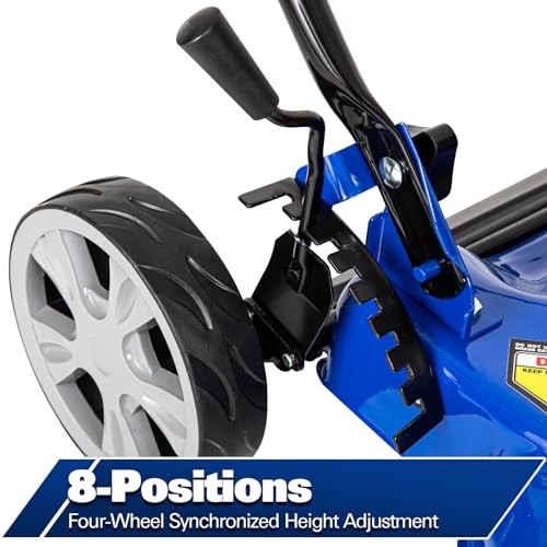 20" Gas Lawn Mower with 144cc Engine, 8 Heights