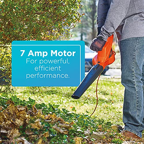 BLACK+DECKER 7-Amp Electric Leaf Blower (LB700)