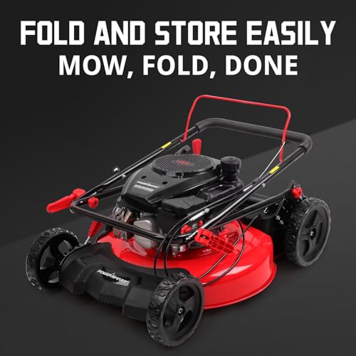 PowerSmart Gas Lawn Mower 21in. 144cc 2-in-1