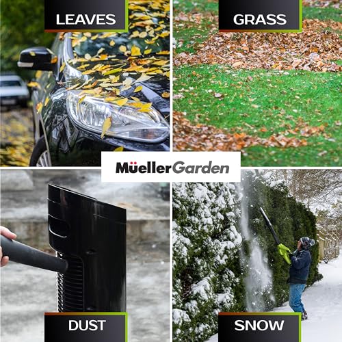Mueller UltraStorm Cordless Leaf Blower, 140 MPH
