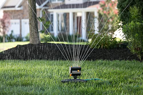 Melnor Mini Oscillator Sprinkler Bundle - Black/Yellow