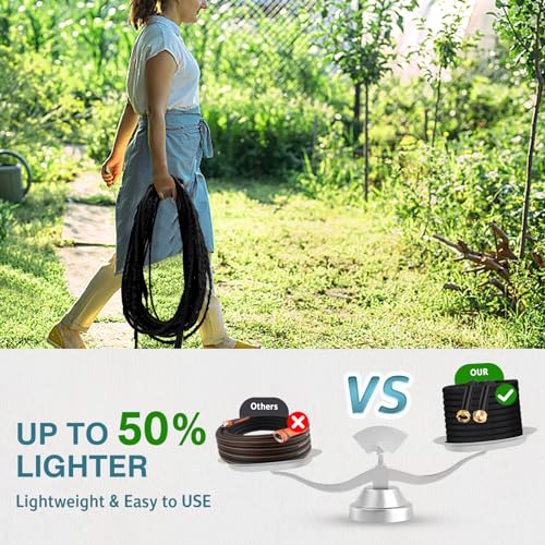 100ft Garden Hose with 10-Function Nozzle