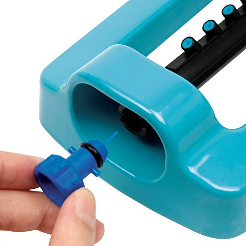 Aqua Joe Metal Base Oscillating Sprinkler, 3600sqft Coverage