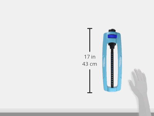 Aqua Joe Metal Base Oscillating Sprinkler, 3600sqft Coverage