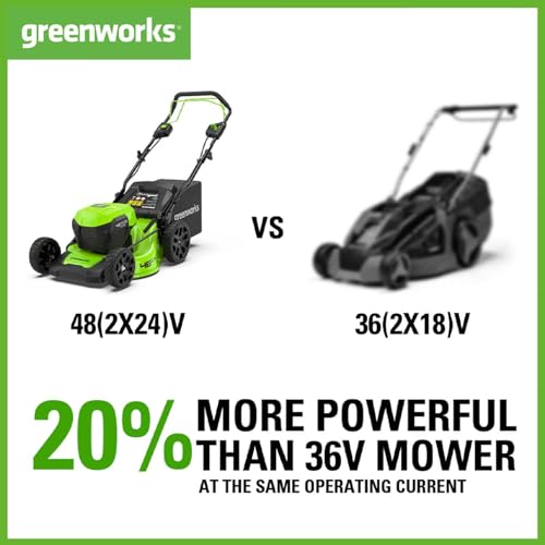 Greenworks 48V Self-Propelled Cordless Lawnmower 46cm