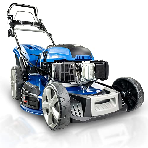 Hyundai 22” Self-Propelled Petrol Lawnmower with 4-in-1 Functionality