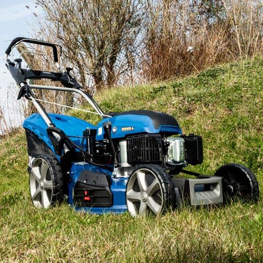 Hyundai 22” Self-Propelled Petrol Lawnmower with 4-in-1 Functionality