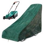 Waterproof Lawn Mower Cover with Adjustable Hem