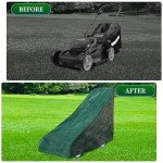 Waterproof Lawn Mower Cover with Adjustable Hem