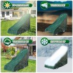 Waterproof Lawn Mower Cover with Adjustable Hem