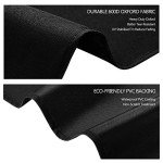 Heavy Duty Waterproof Lawn Mower Cover - Black