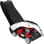 Durable Waterproof Lawn Mower Cover with Drawstring