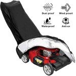 Durable Waterproof Lawn Mower Cover with Drawstring