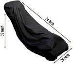 Namvo Waterproof Lawn Mower Cover with Storage Bag