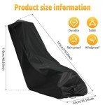 Heavy Duty Waterproof Lawnmower Cover with Storage Bag