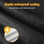Heavy Duty Waterproof Lawnmower Cover with Storage Bag