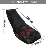 Durable Waterproof Lawn Mower Cover with Drawstring