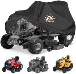 Heavy-Duty Waterproof Riding Lawnmower Cover with Bag