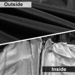 Durable Waterproof Lawn Mower Cover with Drawstring