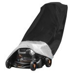 Heavy Duty Waterproof Lawnmower Cover with Storage Bag