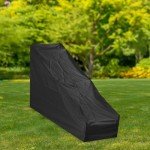 Woodside Large Black Lawn Mower Protective Cover