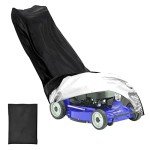 Heavy-Duty Waterproof Lawn Mower Cover - Black