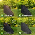 Woodside Large Black Lawn Mower Protective Cover