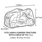 Waterproof Lawn Tractor Cover for Outdoor Use