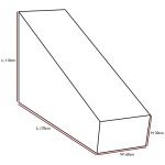 Woodside Large Black Lawn Mower Protective Cover