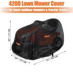 Heavy-Duty Waterproof Riding Lawn Mower Cover