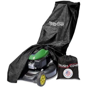 Basic Black Lawn Mower Cover
