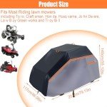 Waterproof Lawn Tractor Cover for All Seasons