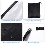 Heavy-Duty Waterproof Lawn Mower Cover - Black
