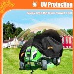 Heavy-Duty Waterproof Riding Lawn Mower Cover