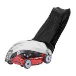 Durable Waterproof Lawn Mower Cover with Drawstring