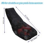 Durable Waterproof Lawn Mower Cover with Drawstring