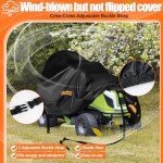 Heavy-Duty Waterproof Riding Lawn Mower Cover