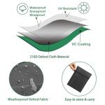 Durable Waterproof Lawn Mower Cover with Drawstring