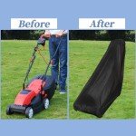 Durable Waterproof Lawn Mower Cover with Drawstring