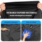 Durable Waterproof Lawn Mower Cover with Drawstring