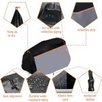Waterproof Lawn Tractor Cover with Drawstrings 600D