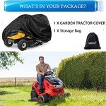 Heavy-Duty Lawn Tractor Cover - UV & Rainproof