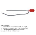 Manual Fuel Transfer Siphon Pump - 2 Pack