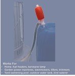 Manual Fuel Transfer Siphon Pump - 2 Pack