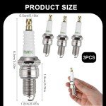 3PCS F6RTC Spark Plug Replacement for Lawn Equipment