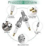 2-Pack F7RTC Spark Plugs for Lawnmowers