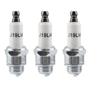 3 Pack Rj19Lm Spark Plugs for Lawn Mowers